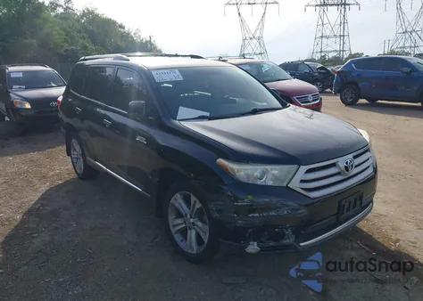 2012 Toyota Highlander Limited V6 z USA, uszkodzony, nr VIN 5TDDK3EH8CS095114
